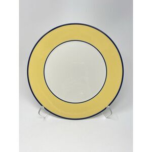 Pagnossin Ironstone Treviso Italy Spa Yellow Blue Charger Chop Plate 12”
